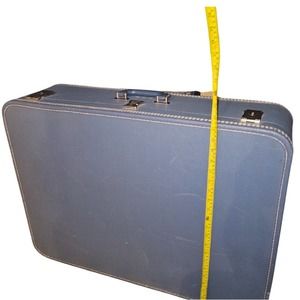 VINTAGE SUITCASE, luggage,blue suitcase,  Without key